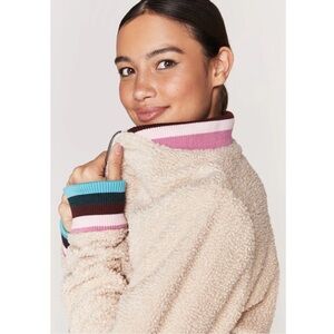 Spiritual Gangster Faux Furry Bomber Jacket Size XS